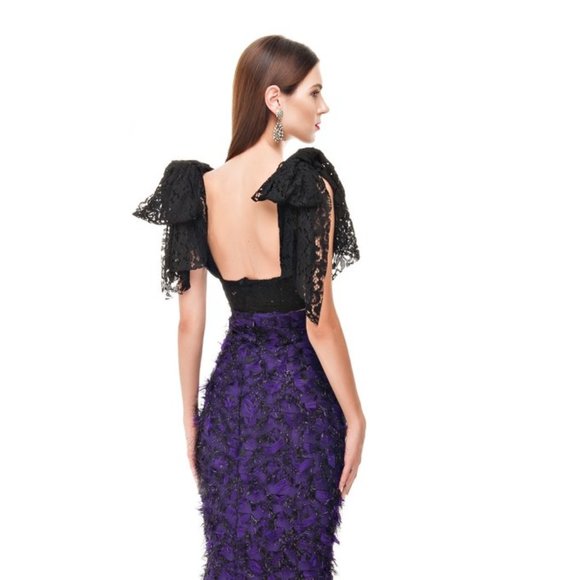 Bambah Black Lace Triangle Top - Picture 5 of 8